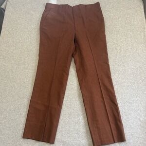 Vintage Corbin Pants Men's 38x32 Brown Dress Pants Pleated Old Chivalry Cloth